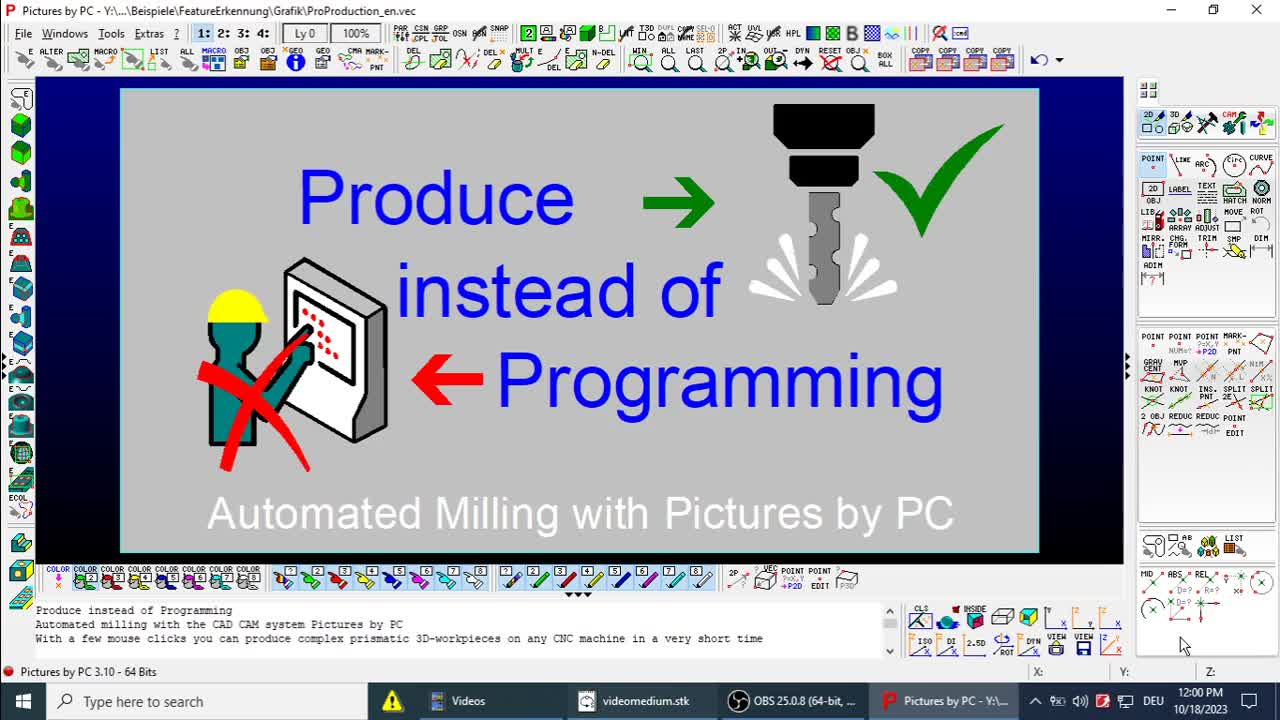cam_Smart - Automated Milling with Pictures by PC